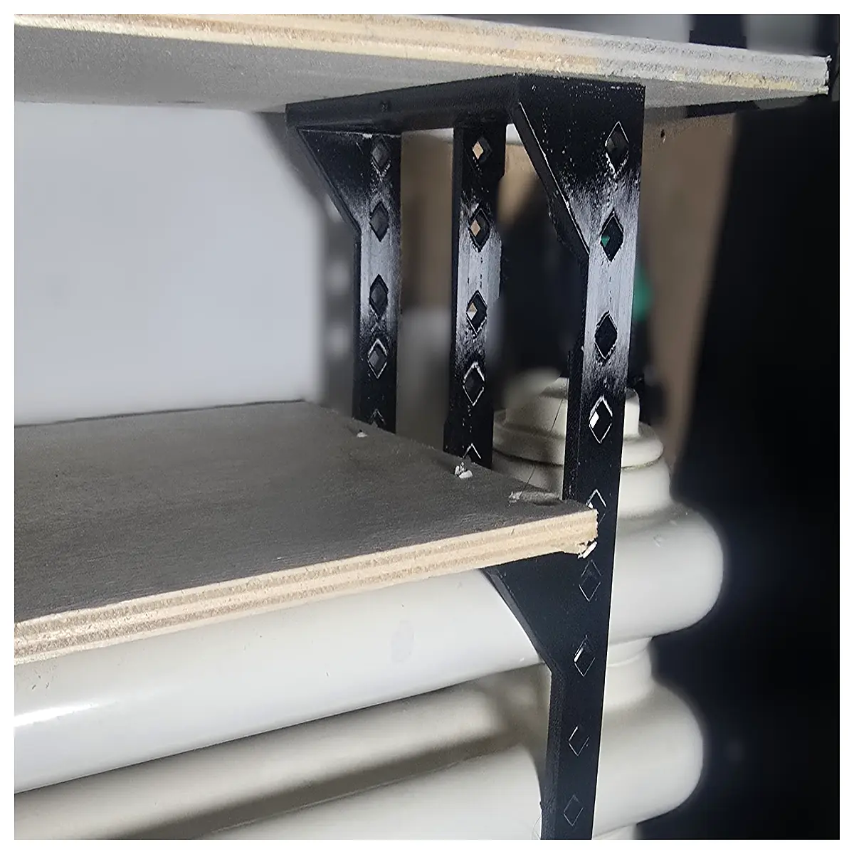 radiator shelf bracket wall mounted heat saving radiator cover storage rack for bathroom living room space saver