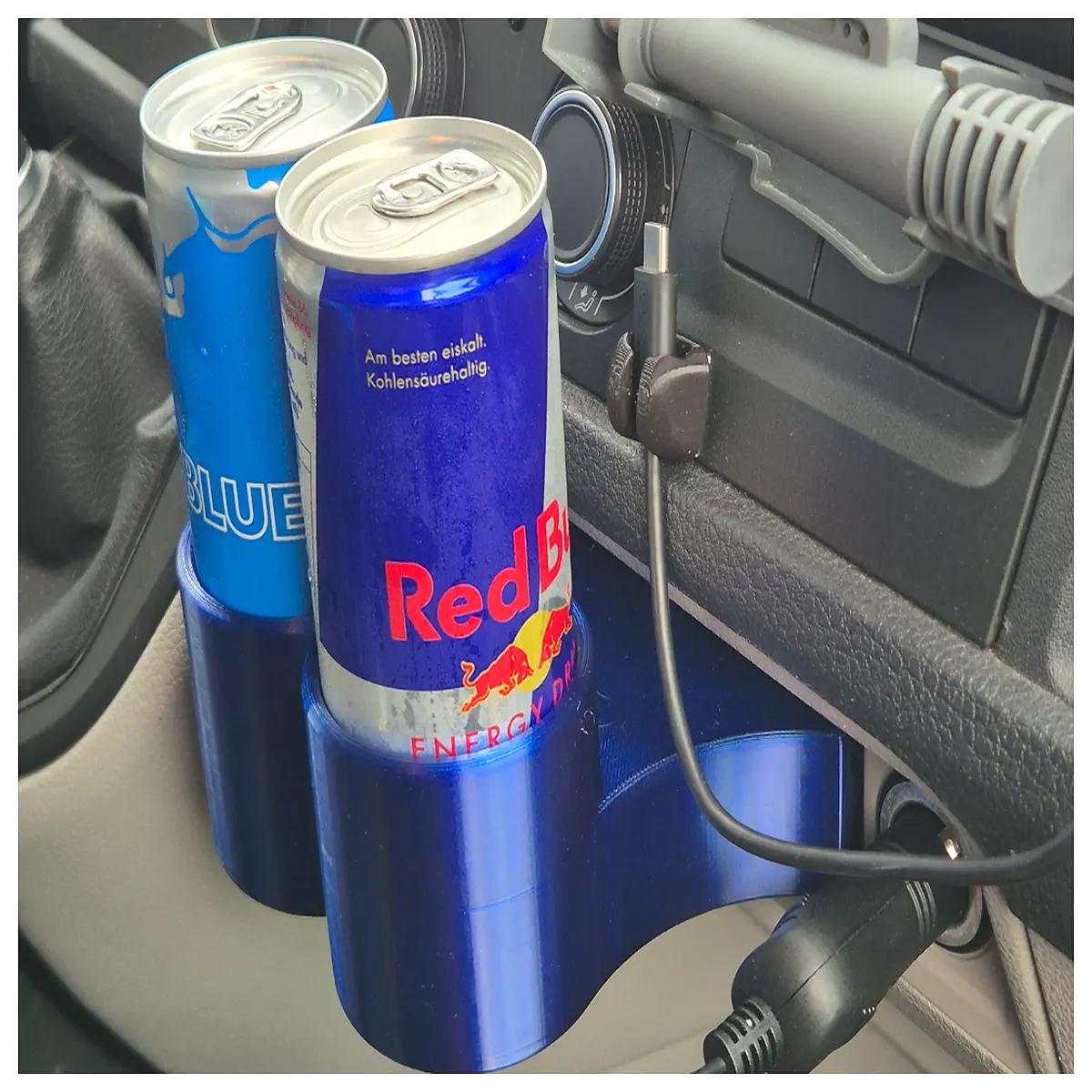 universal car cup holder mount for t6 energy drink can dashboard sticky pad non slip coaster accessory