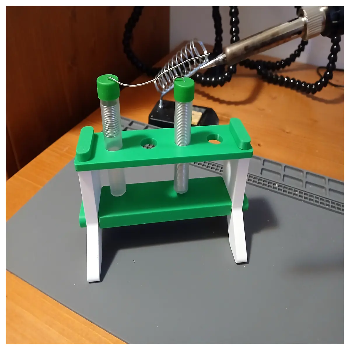 solder wire holder organizer spool rack for soldering iron station accessories