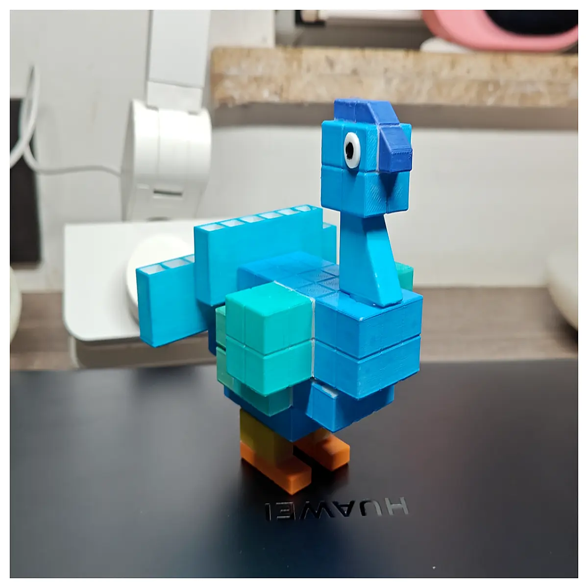 peacock mosaic desk organizer pen holder office supplies art craft gift