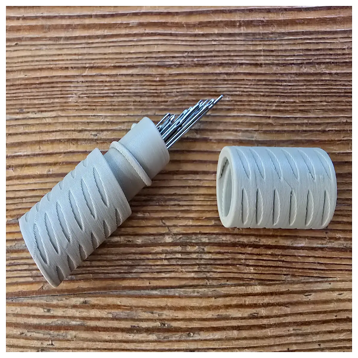 sewing needle case organizer box with holes for storage and protection