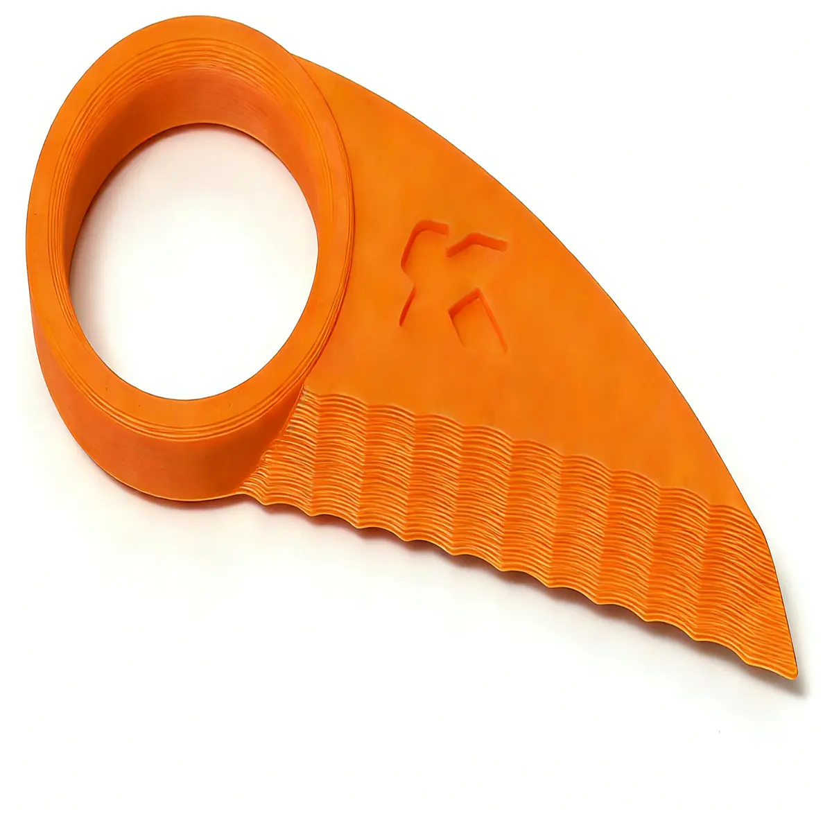 duty box cutter with wavy serrated blade safe self retracting utility for cardboard shipping parcels