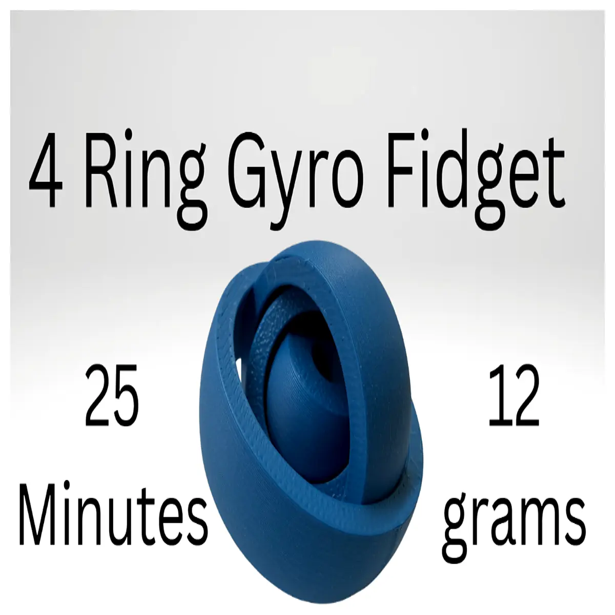 fidget spinner toy with 4 rings rotating stress relief anti anxiety desk gadget for kids adults