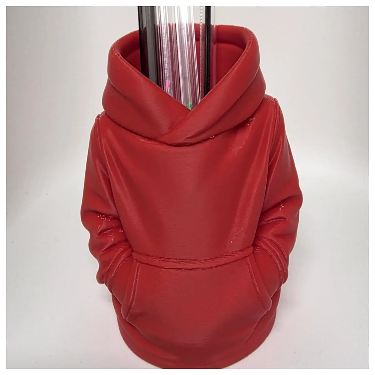 cute sweatshirt style pen holder desk organizer stationery storage for office school supplies