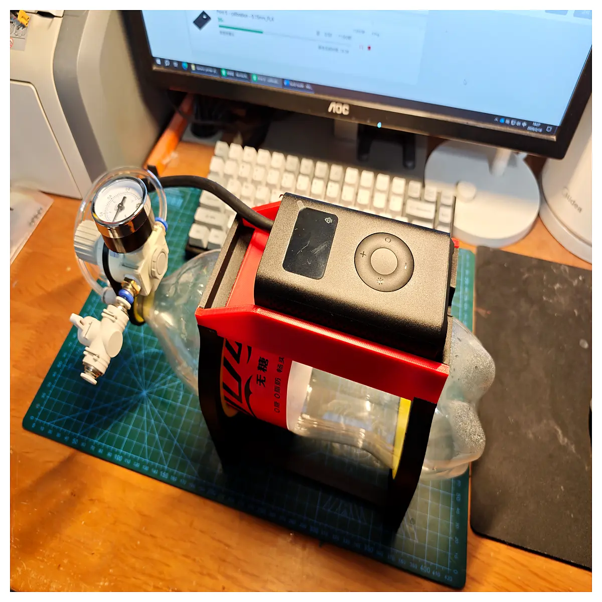 mini air compressor for building glue spraying hobby tools