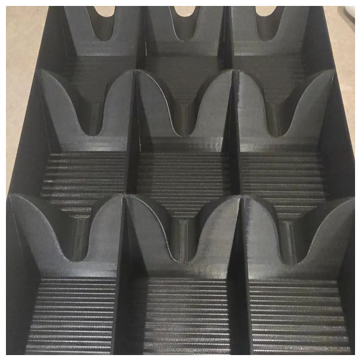 3x3 grid sorting tray for trading cards tcg storage organizer