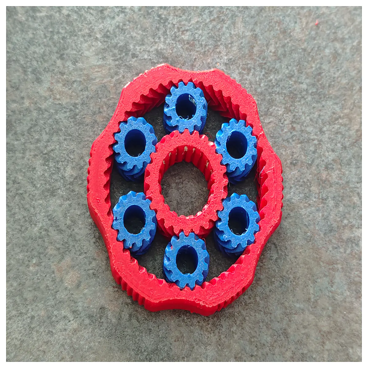 spiral gear fidget spinner stress relief toy anti anxiety desk gadget for adults kids