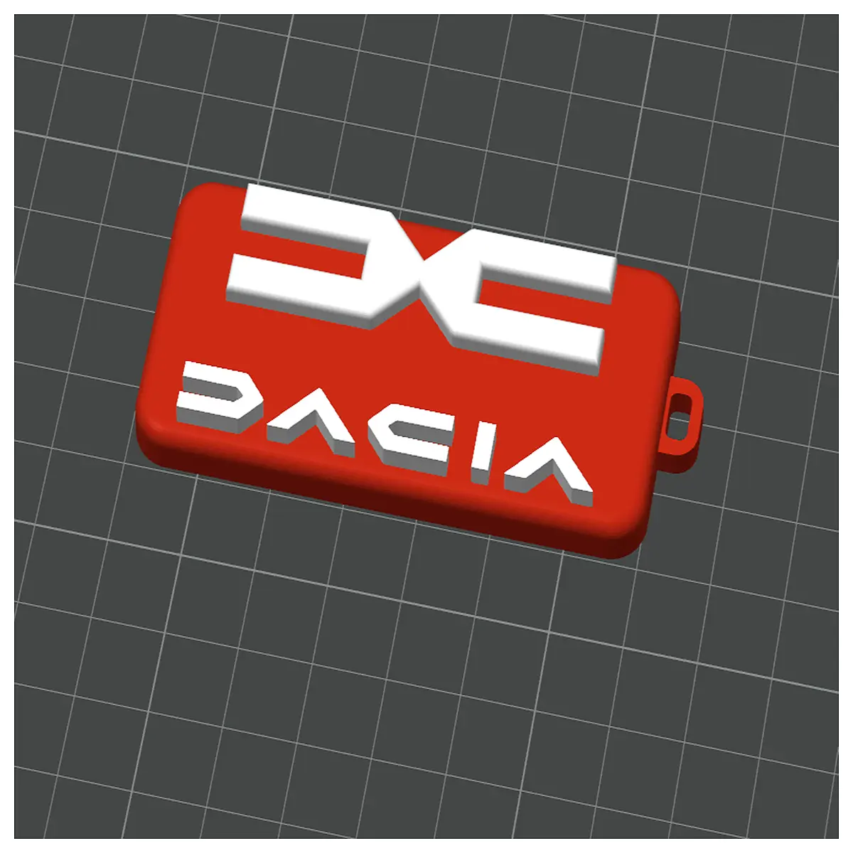 dacia v3 keychain metal pendant car accessories duster lodgy sandero driver bag charm