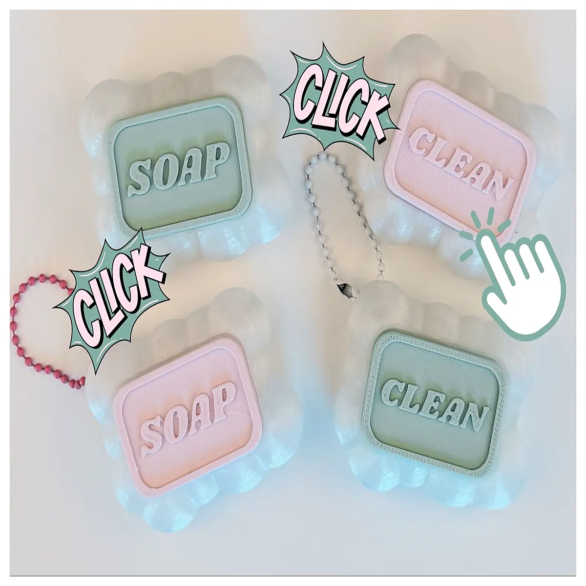 stress relief soap dispenser toy fidget sensory squishy squeeze anti anxiety desk gadget for adults kids