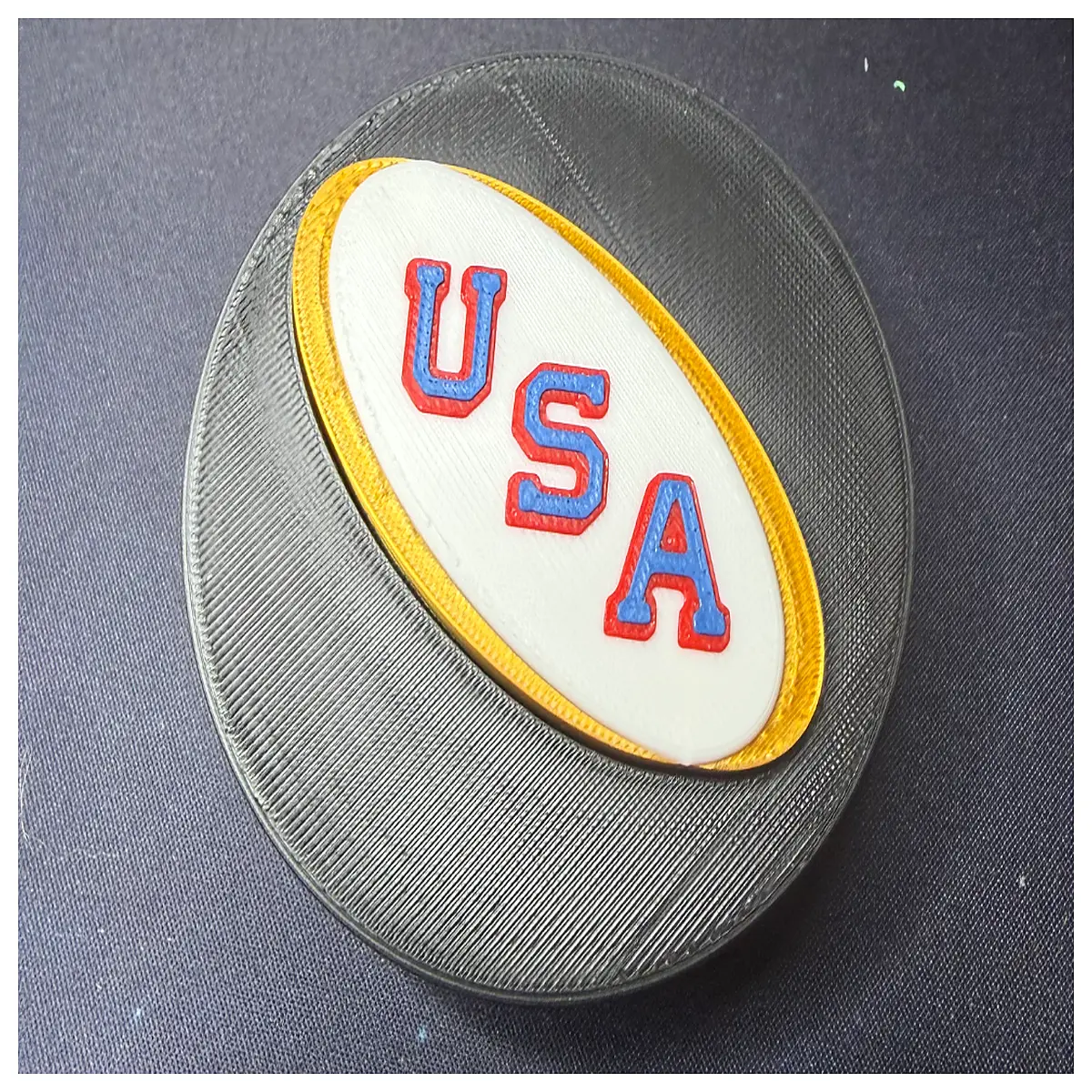 usa gold medal hockey puck clicker tool for kids fun noise making toy party favor