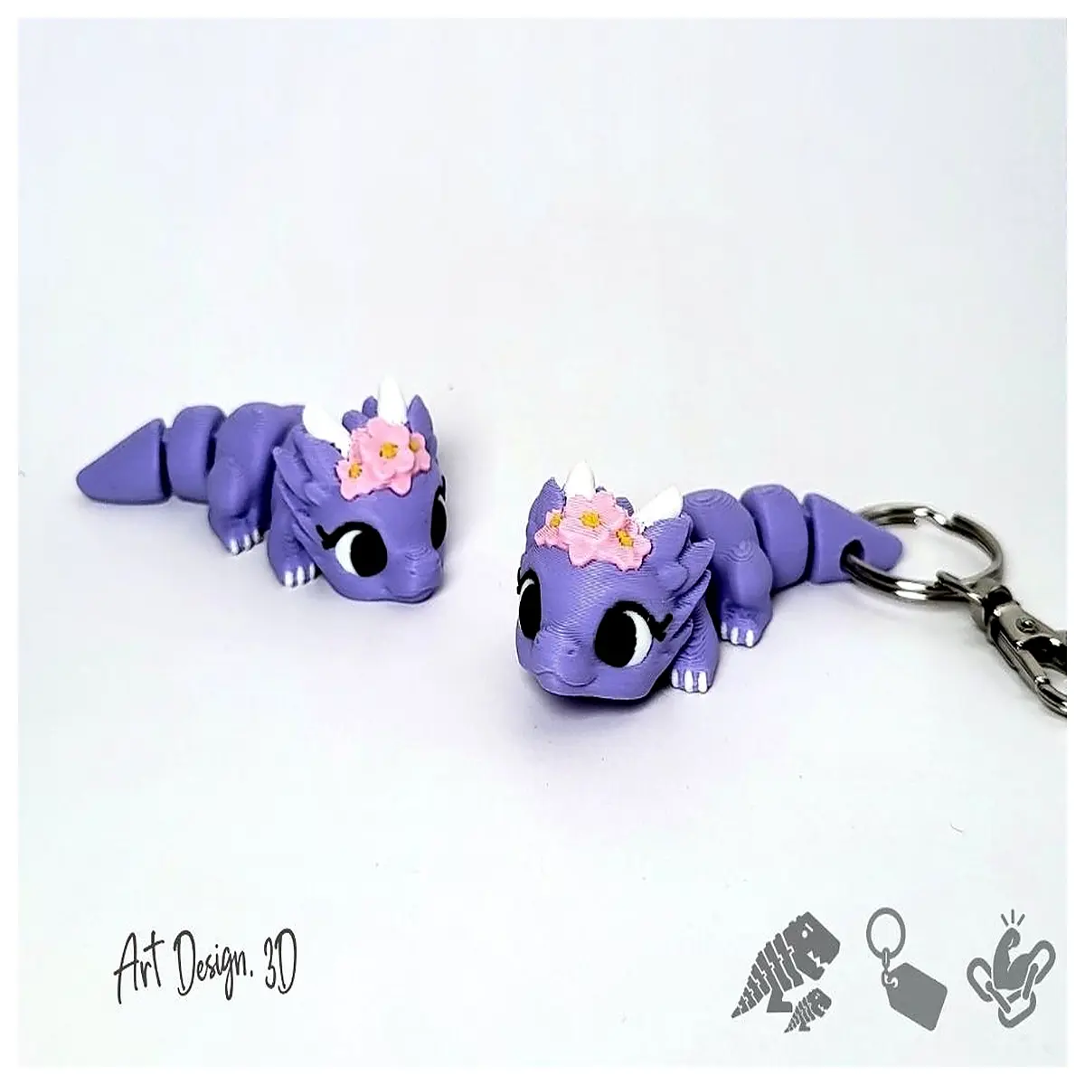articulated dragon toy with movable joints for kids
