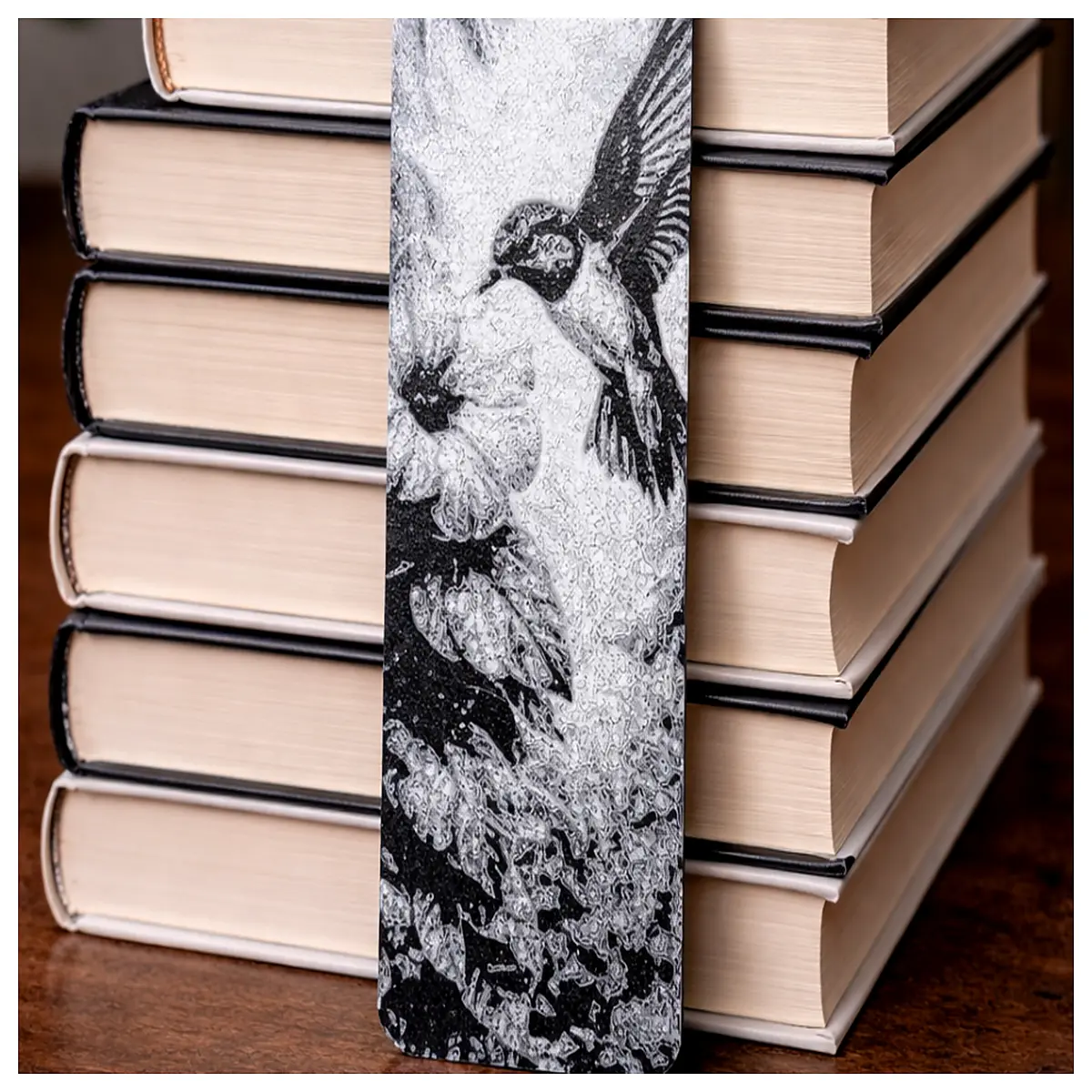 hummingbird bookmark metal magnetic reading marker for library books