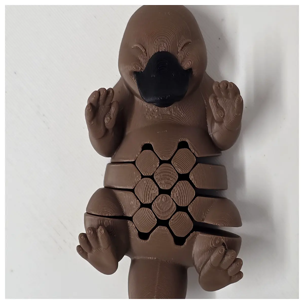 movable platypus toy interactive plush for kids educational animal figure