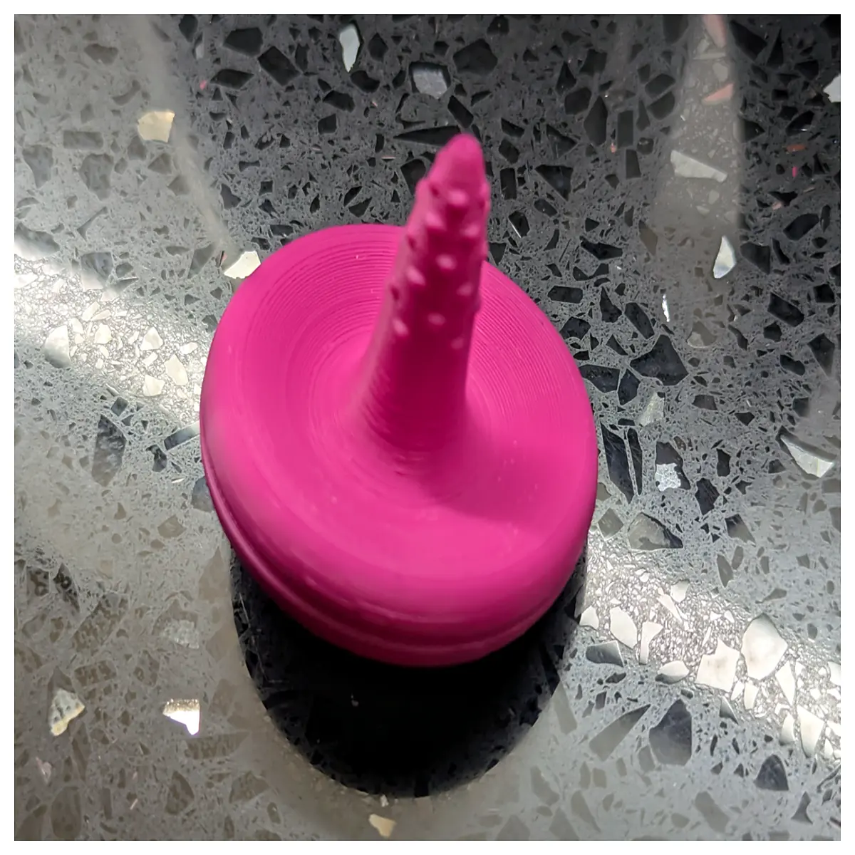 spinning top with 3mm ball bearing for smooth high speed play precision toy gear