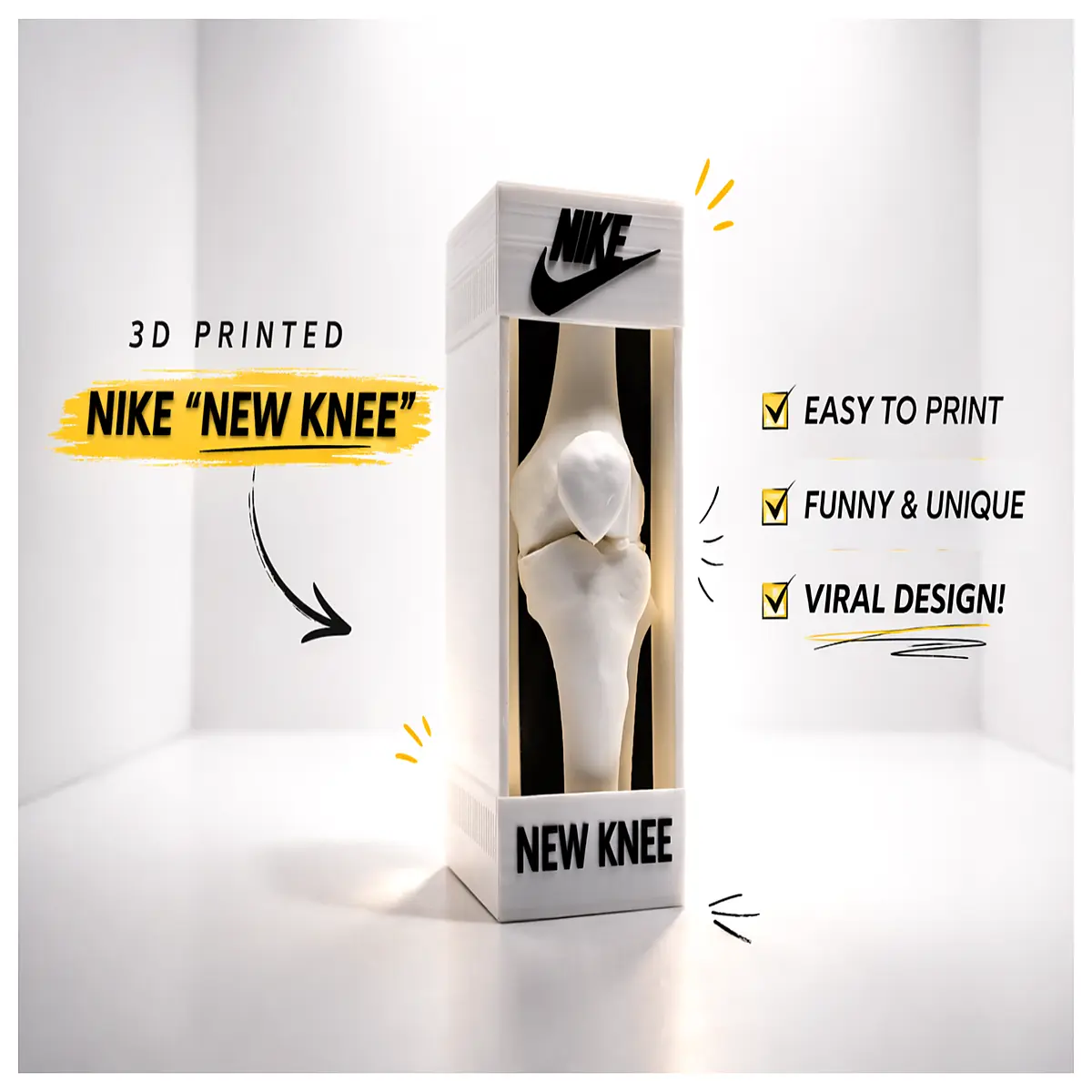 funny knee prank office desk april fools joke gag toy