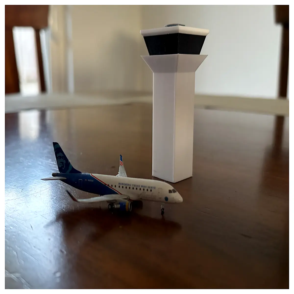 low poly air traffic control tower for blender unity game assets retro voxel style building mesh