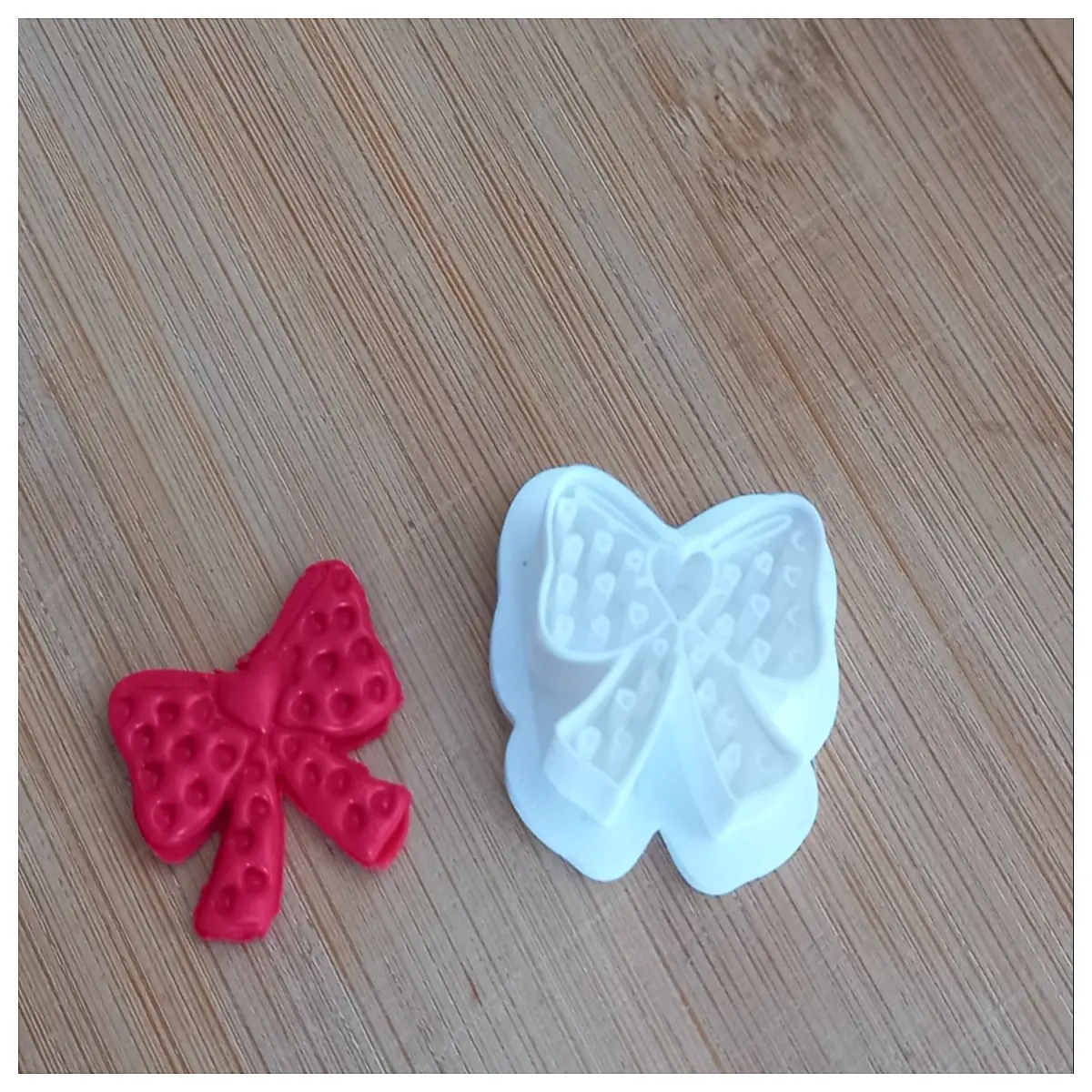 bow clay silicone baking cookie cutter diy resin charm jewelry making craft supplies