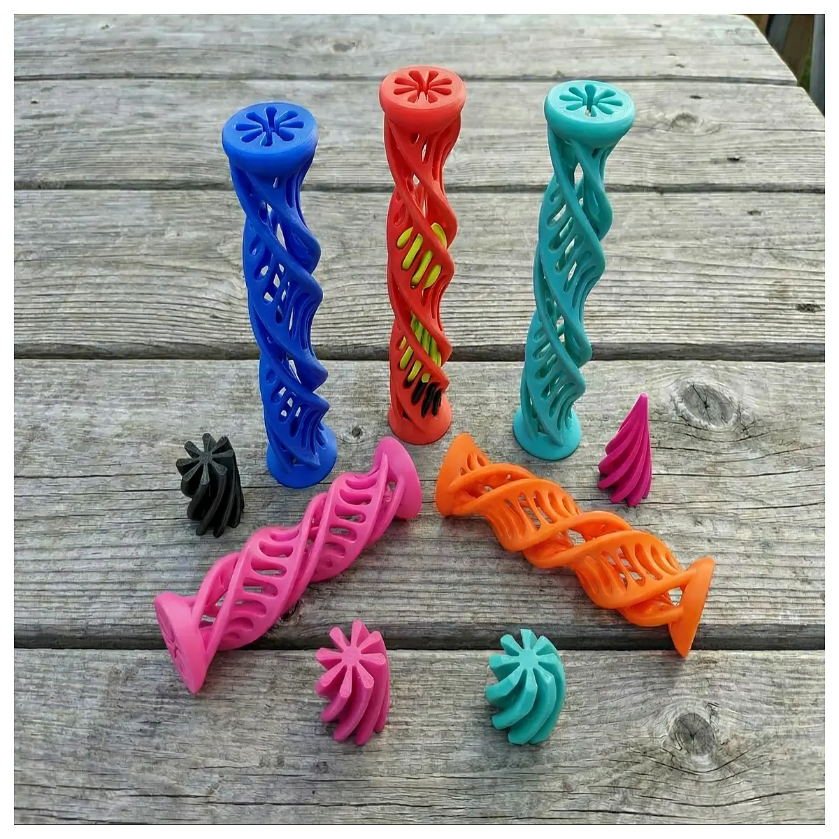 impossible double helix fidget toy stress relief anxiety reducer brain teaser puzzle for adults