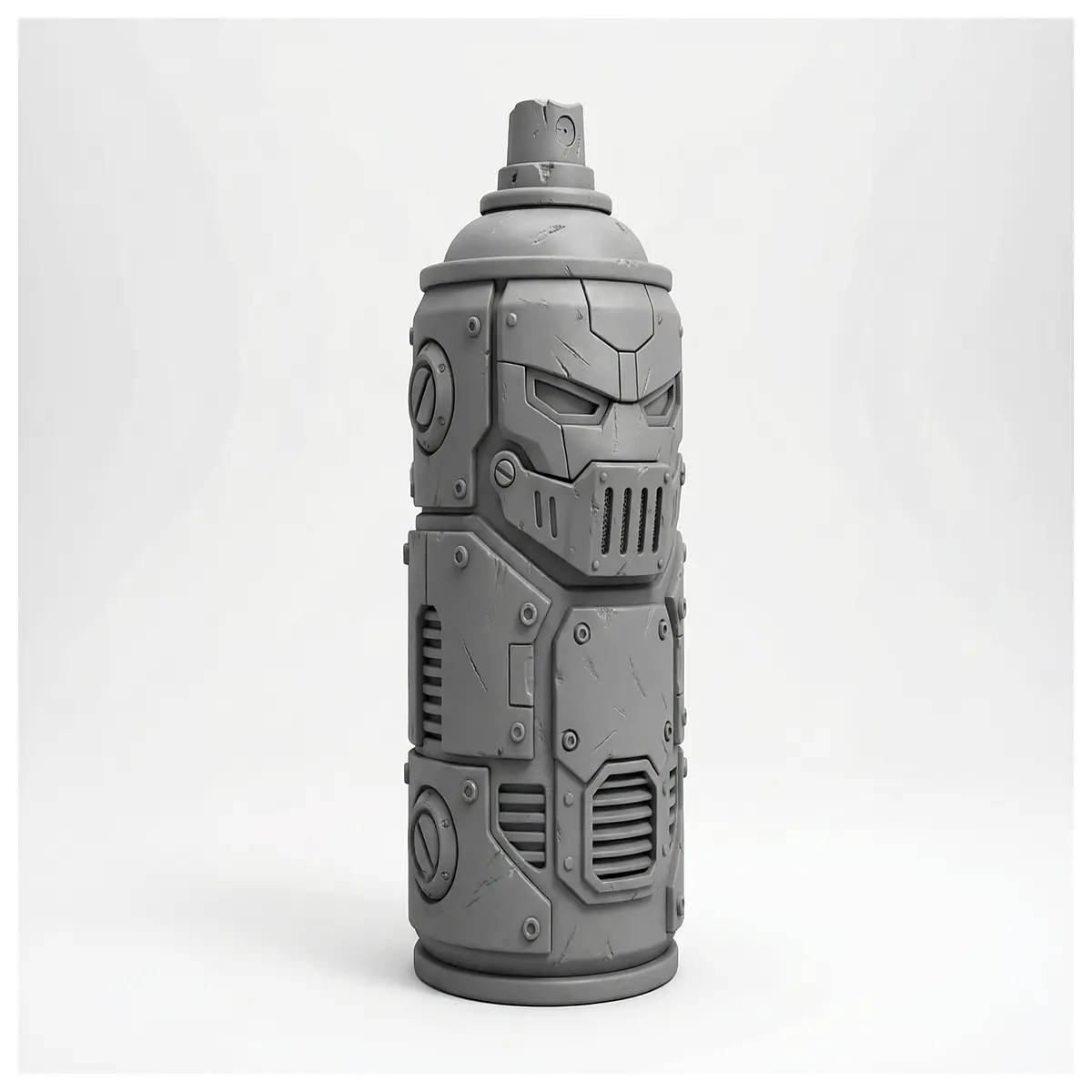 war machine paint can figure graffiti art toy collectible action