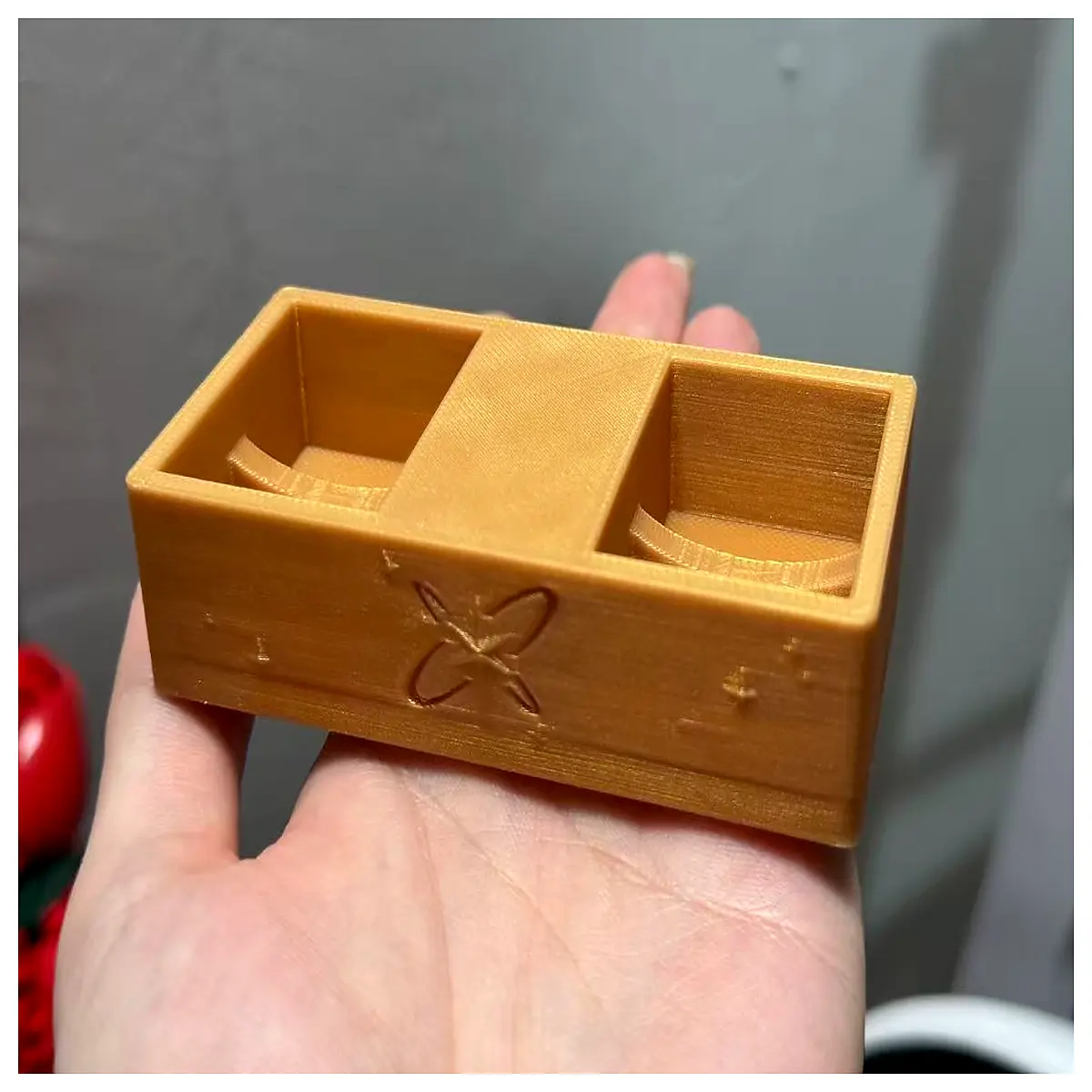 wang jie star head 4 grid organizer storage box for extended length