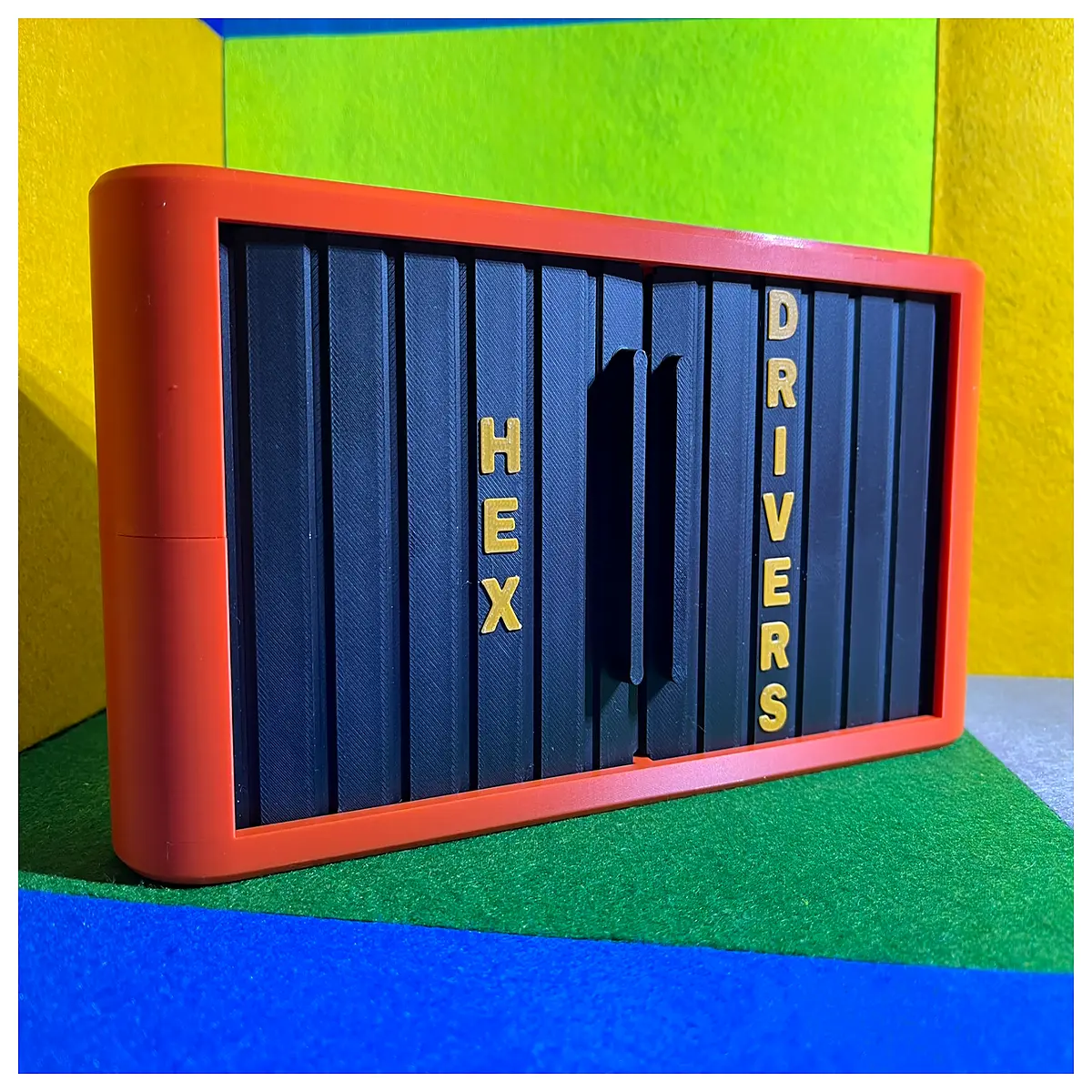 hex bit holder case organizer box for screwdriver bits storage