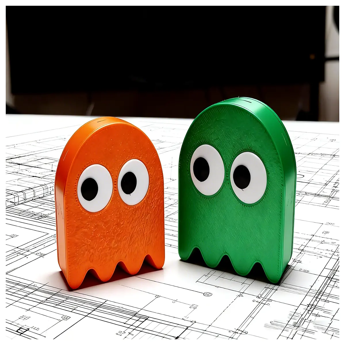 pac man ghost piggy bank cute cartoon money box for kids coin jar home decor