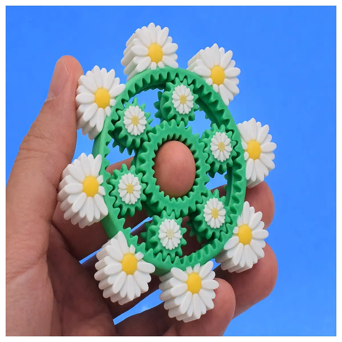 daisy stress relief fidget spinner toy anti anxiety desk gadget for adults kids aid