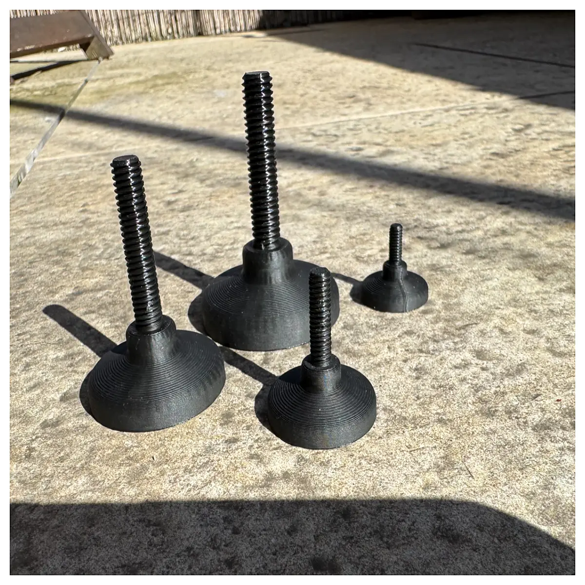 adjustable leveling feet for machinery m5 m10 vibration dampening rubber mounts height adjustable support legs