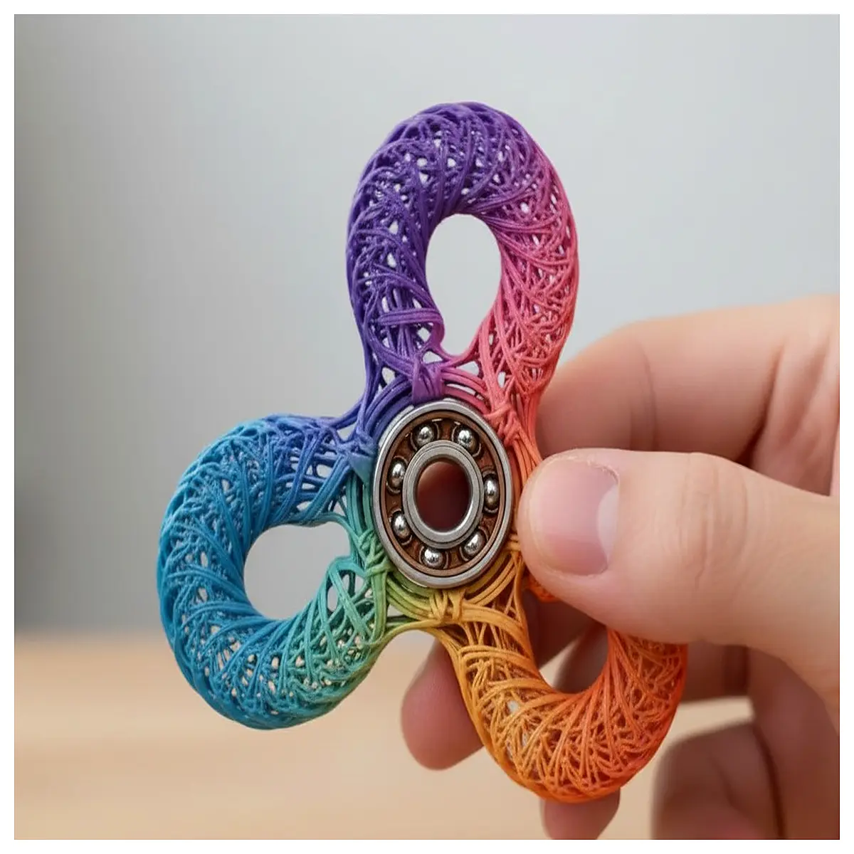 rainbow fidget toy for stress relief anxiety sensory tool