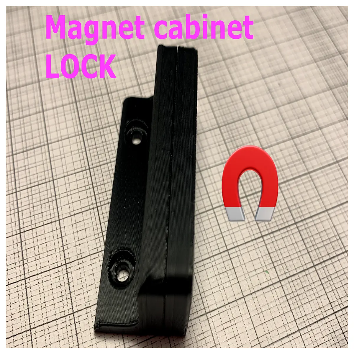 magnetic cabinet lock embedded magnet for kitchen pantry door safety child proofing