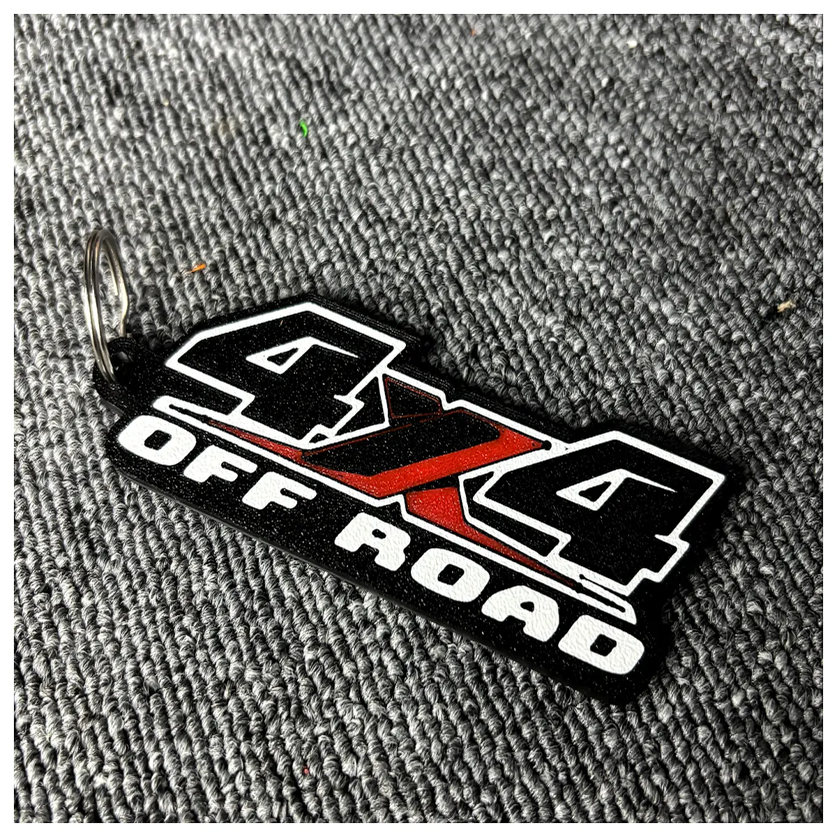 4x4 offroad keychain car lover gift rugged metal truck accessory 4wd adventure gear durable key ring for