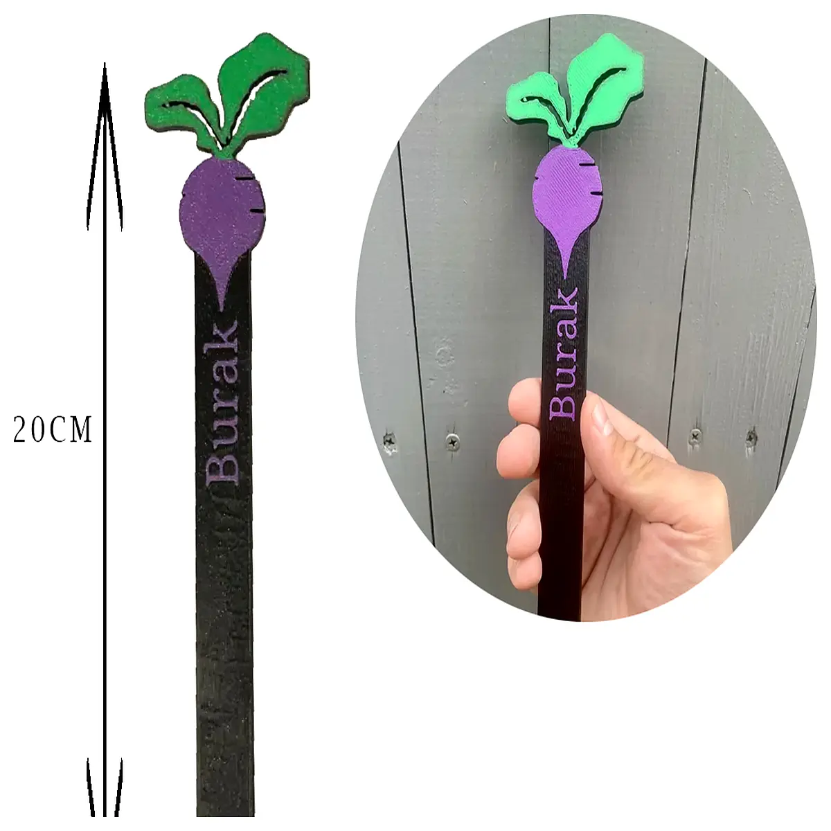 crop labeling stakes for sugar beets agricultural plant markers durable garden tags for root vegetables