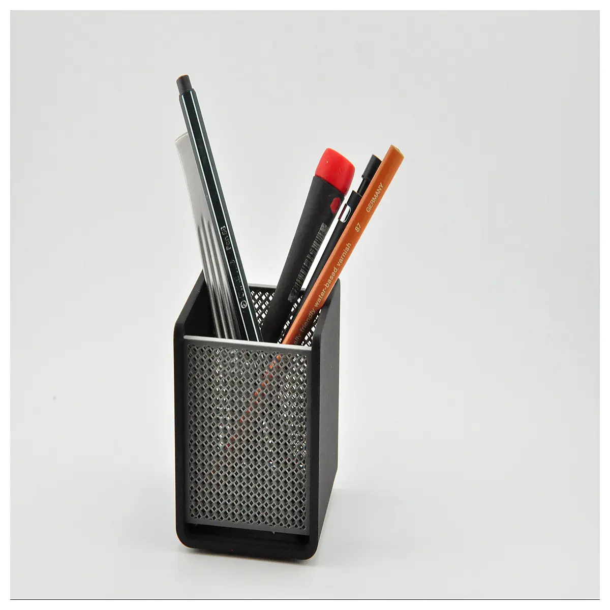 minimalist desk organizer pen holder for office supplies storage