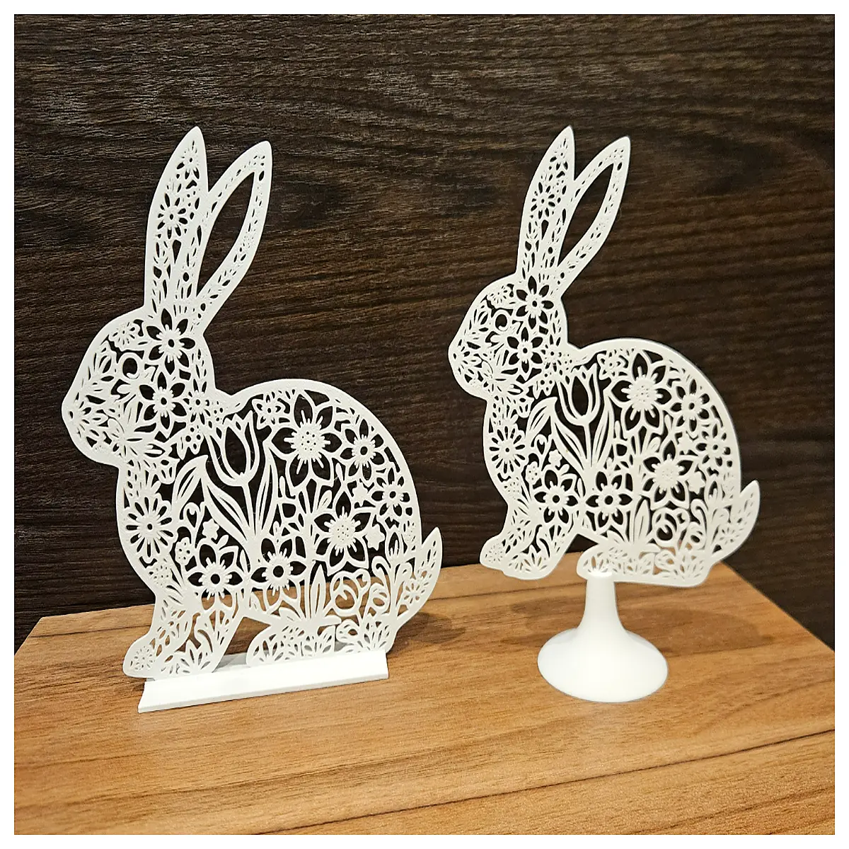 easter bunny decorations for garden yard lawn outdoor spring holiday party supplies plastic rabbit figurines