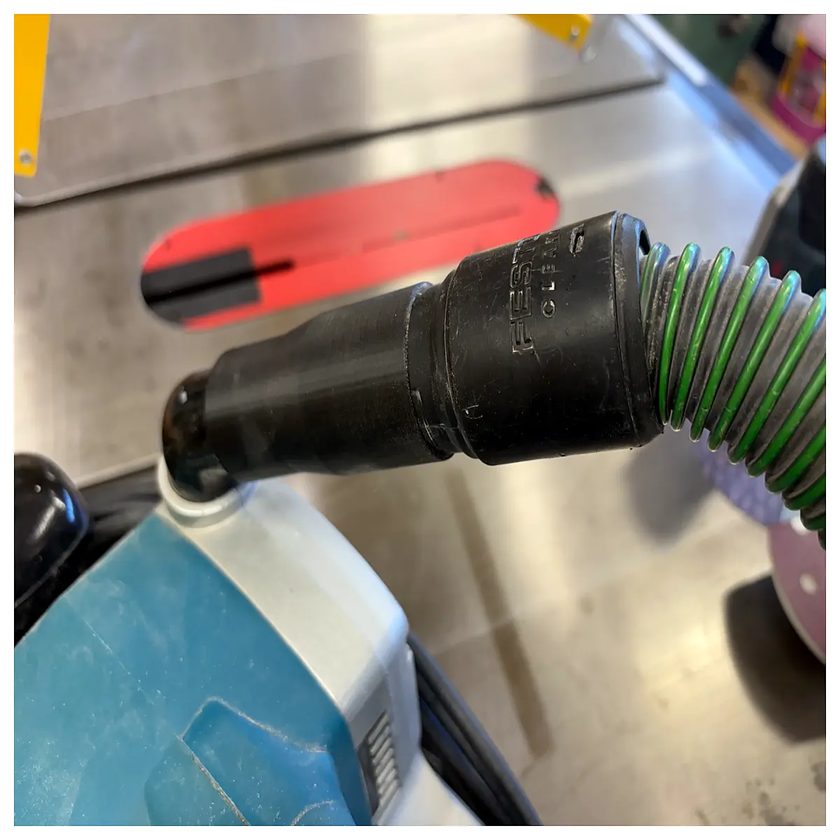 makita 9403 belt sander to festool extractor adapter hose connector woodshop vacuum suction