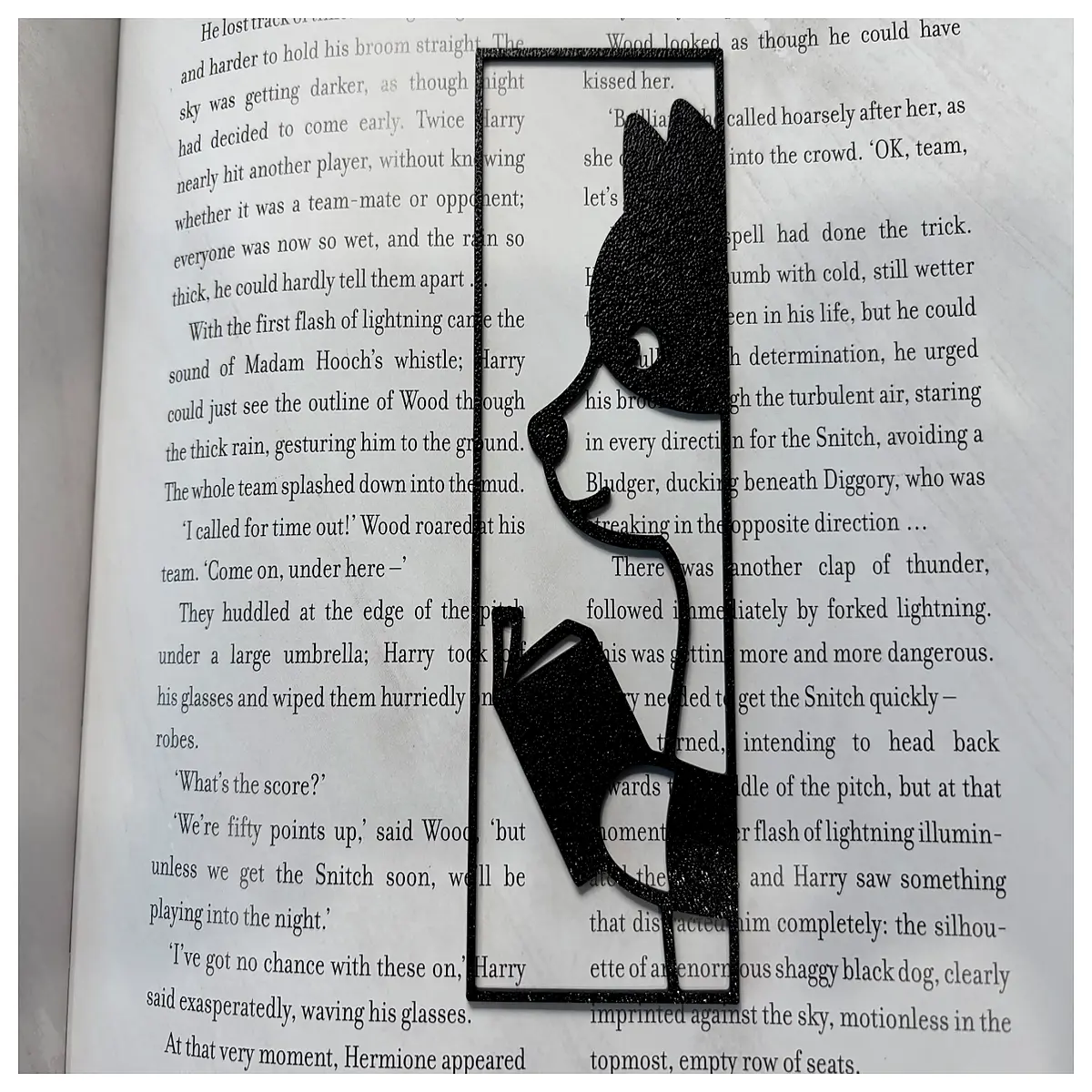 cute dog reading bookmark for kids animal lover gift literary aesthetic stationery