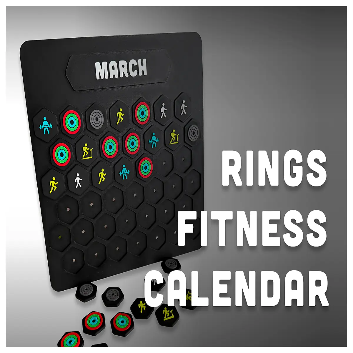 2024 wall calendar with ring binding spiral hole puncher monthly planner for office desk home organization