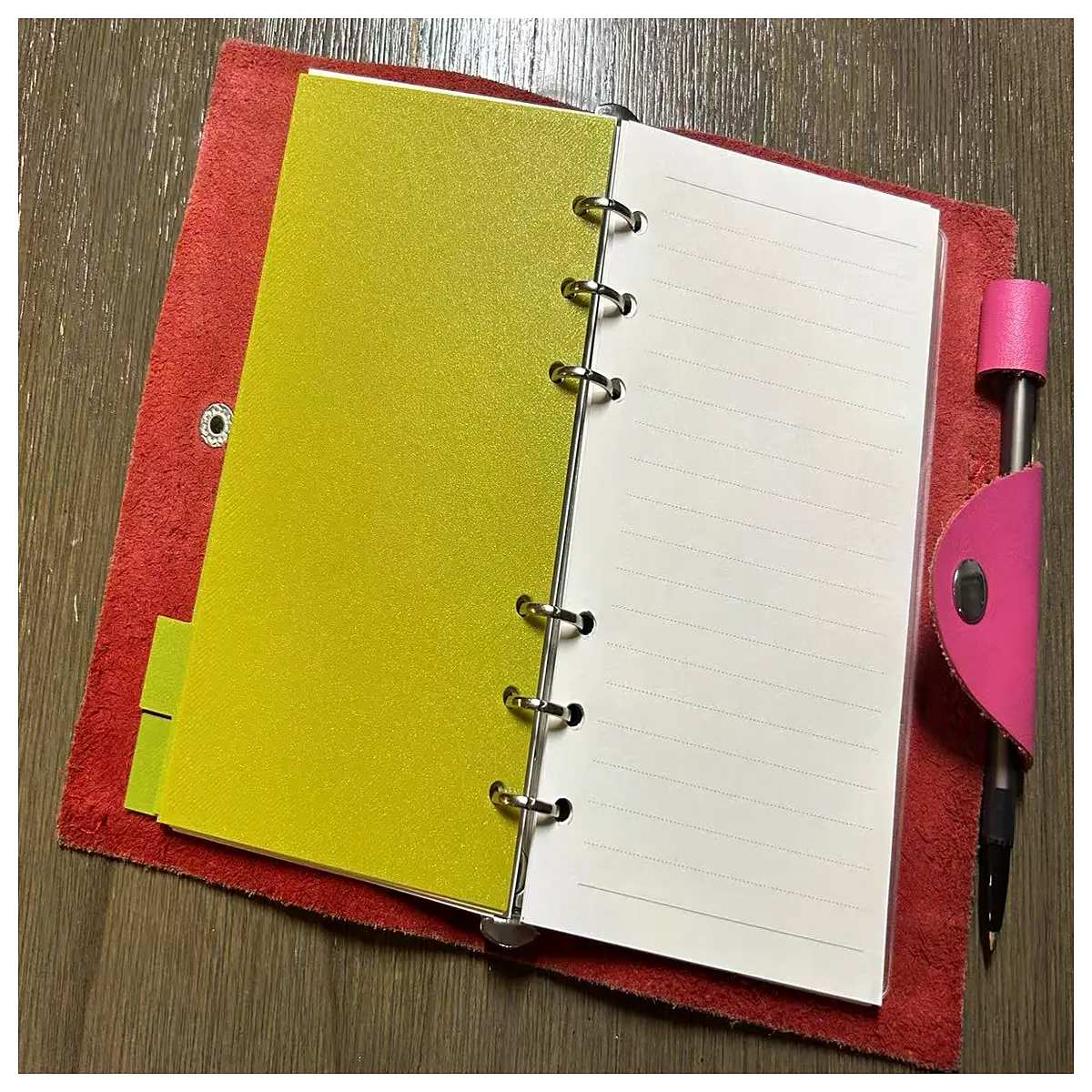 a6 loose leaf insert dividers for planner refill pocket organizer sheet document separator page stationery accessories