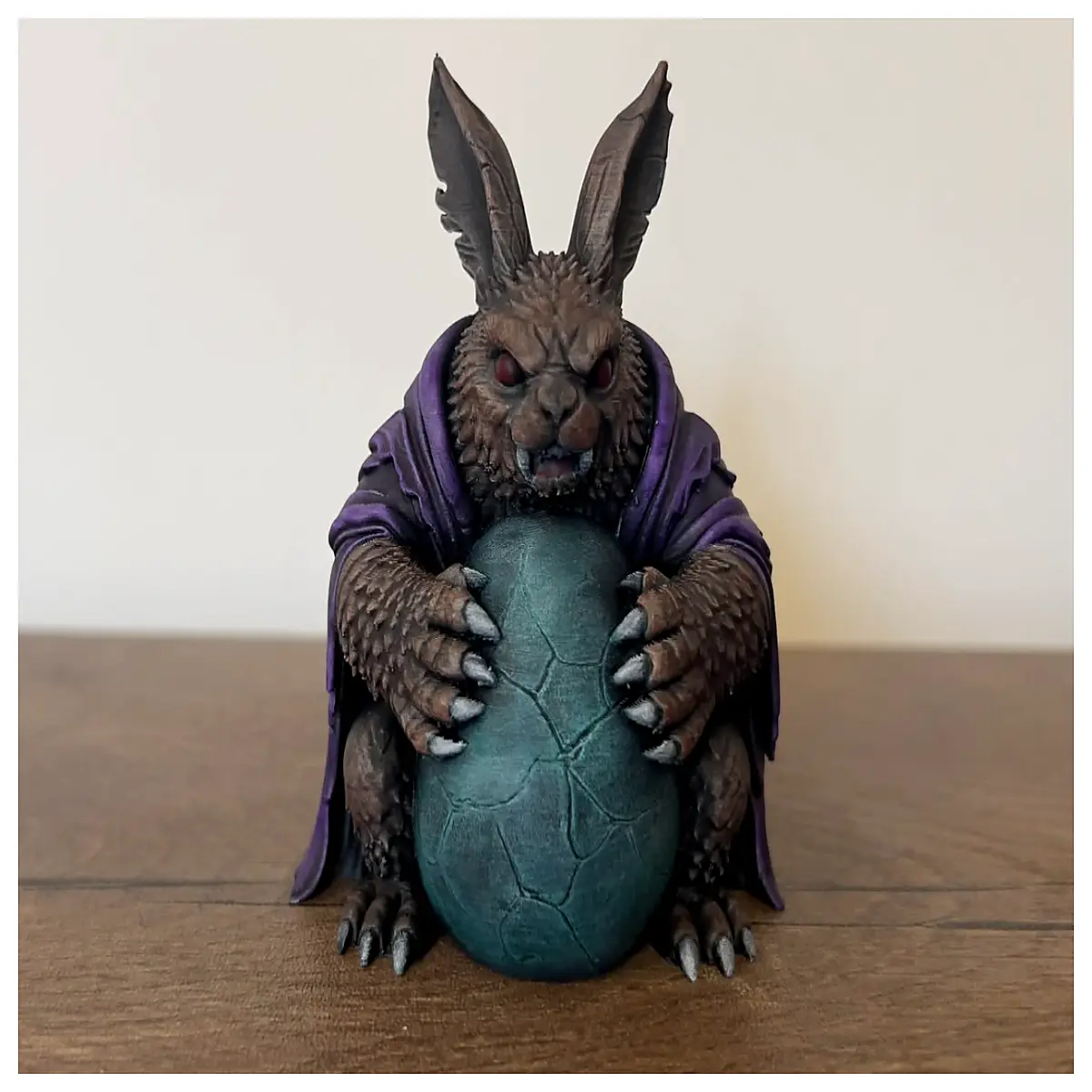 dark horror easter bunny plush scary rabbit toy for adults twisted holiday decor gift