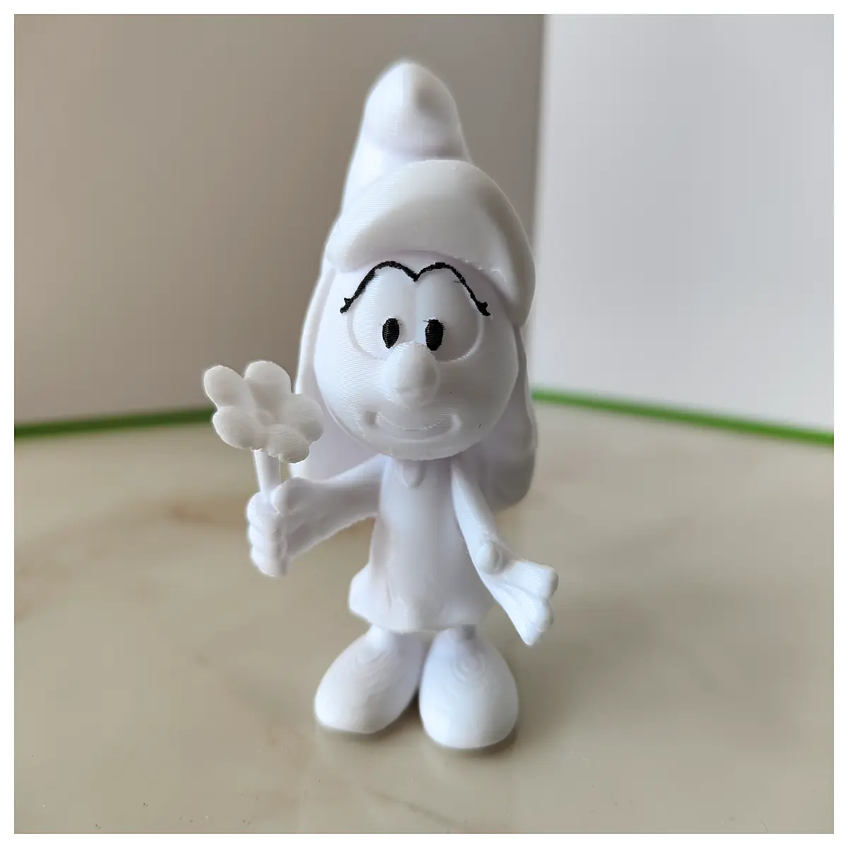 smurf figurine collectible blue gargoyle statue home decor shelf ornament garden fairy garden accessory