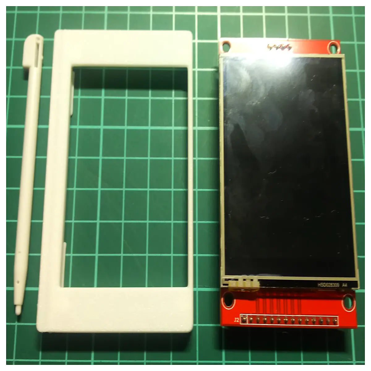 msp2807 lcd screen protector with stylus holder touch pen cover anti scratch film