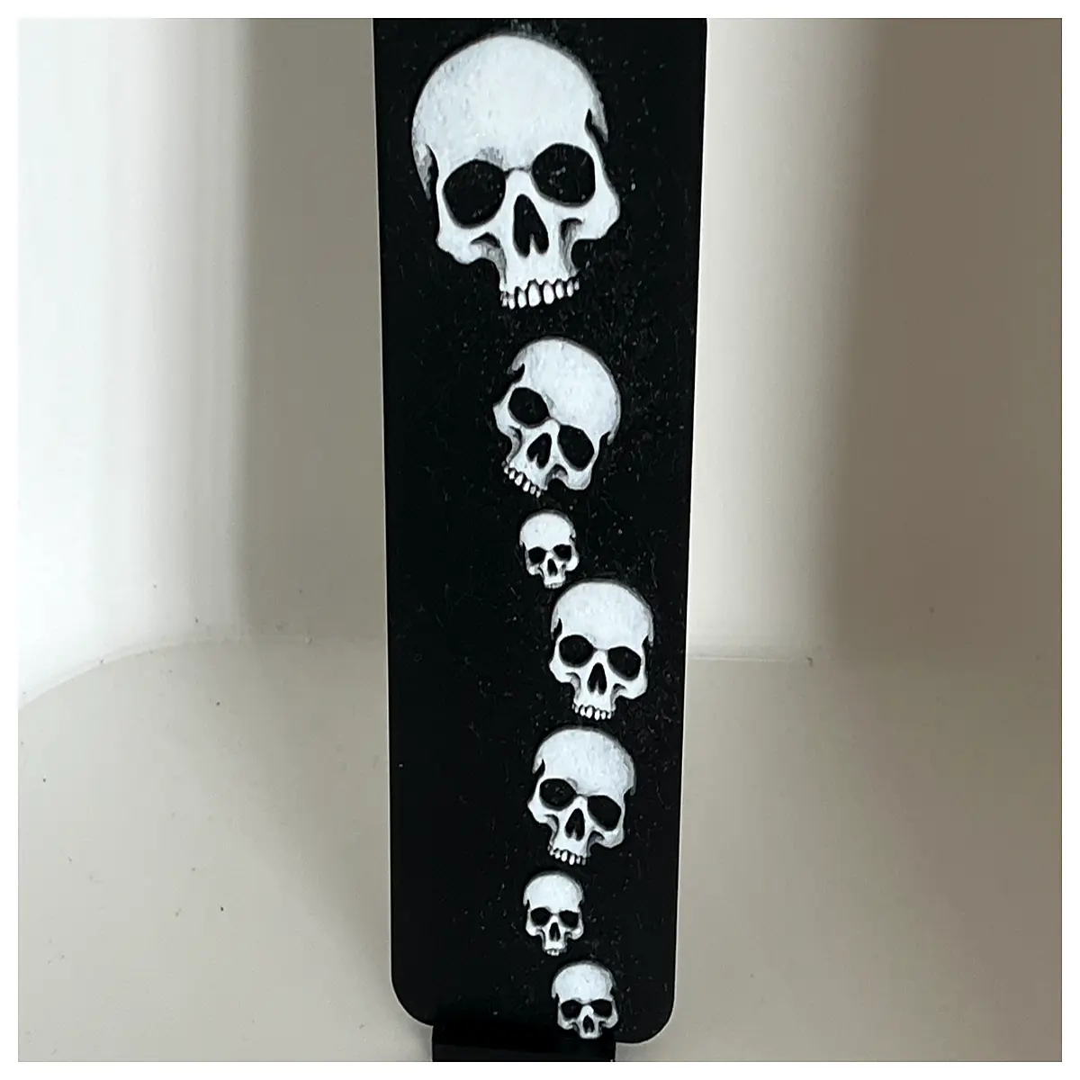 gothic skull bookmark metal reading dark academia fantasy lovers literary accessory