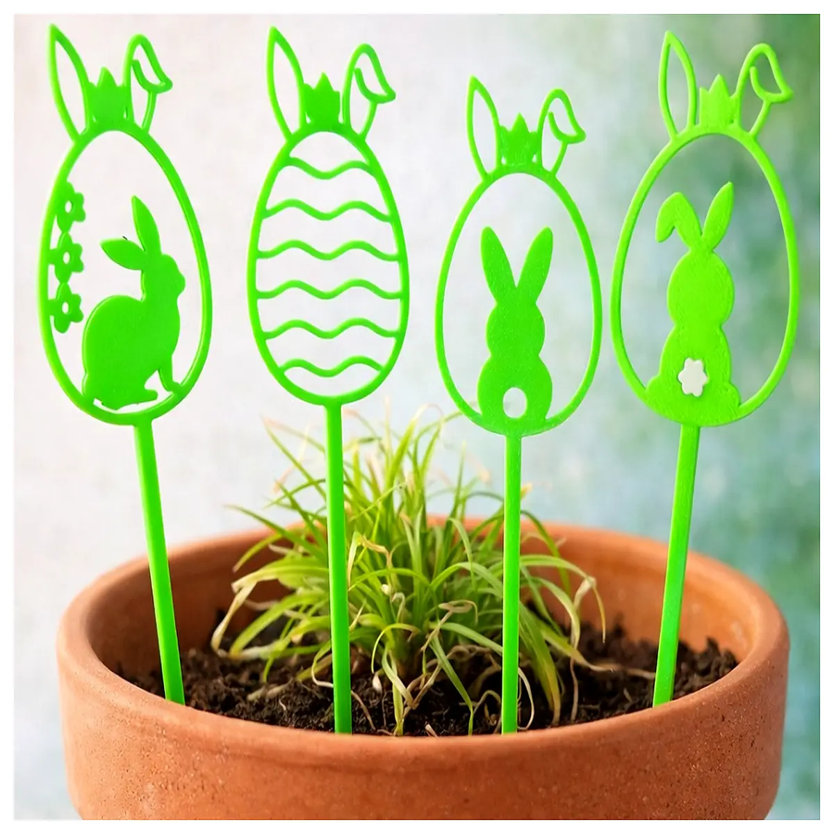 easter plant markers garden stakes for spring flowers holiday gardening labels