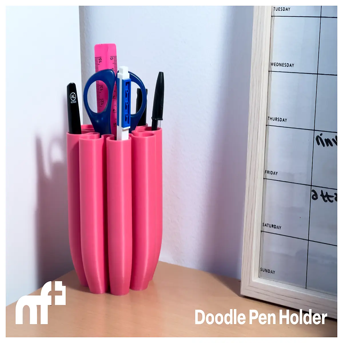 cute cartoon desk organizer pen holder for kids students office supplies storage