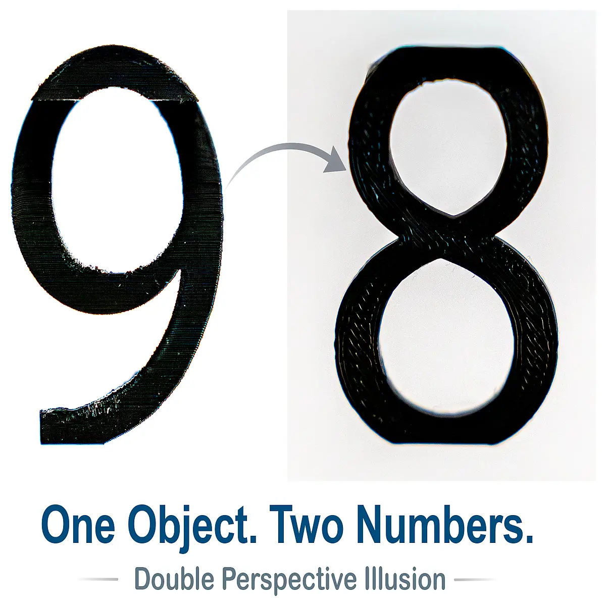optical illusion number 98 trick visual puzzle novelty gift funny prank toy for adults kids