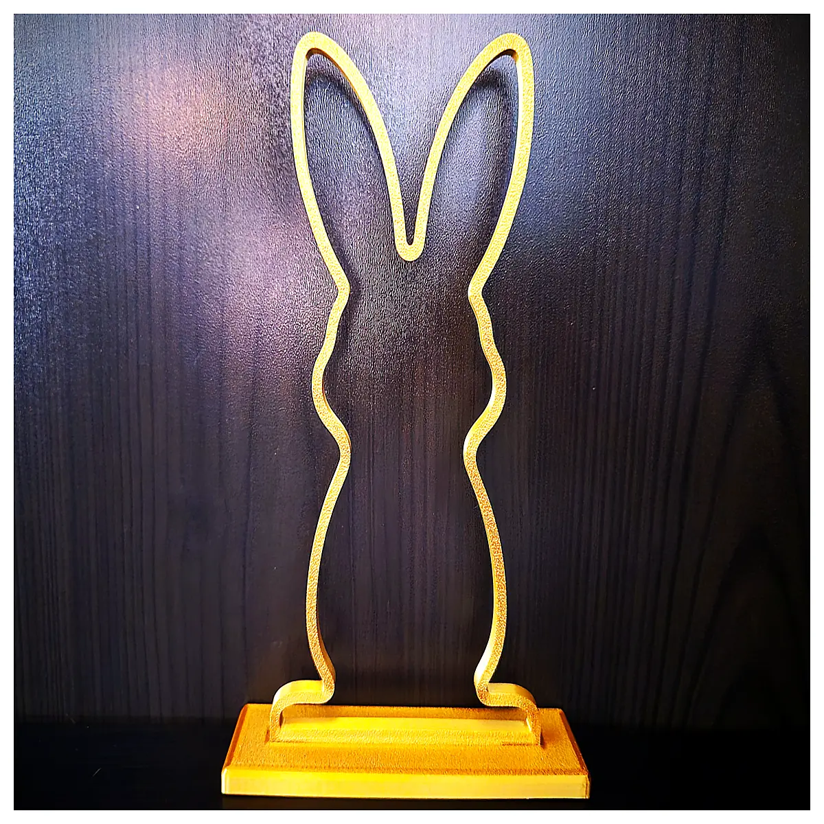 easter bunny decoration standing gold home decor spring party supplies