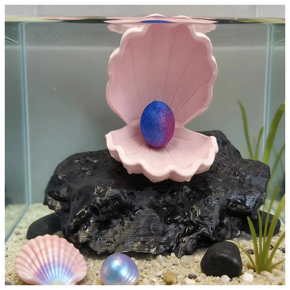 aquarium shell decor for fish tank natural sea shells for freshwater aquariums snail shells for betta bowls aesthetic underwater rock and stone arrang