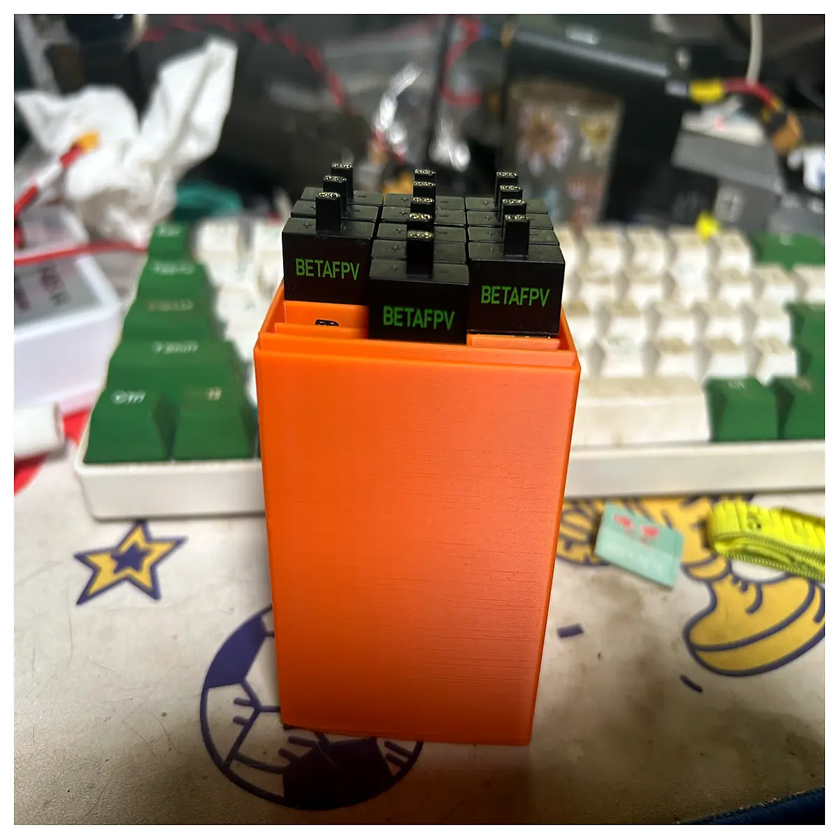 aa battery holder case box organizer storage container for remote control toys