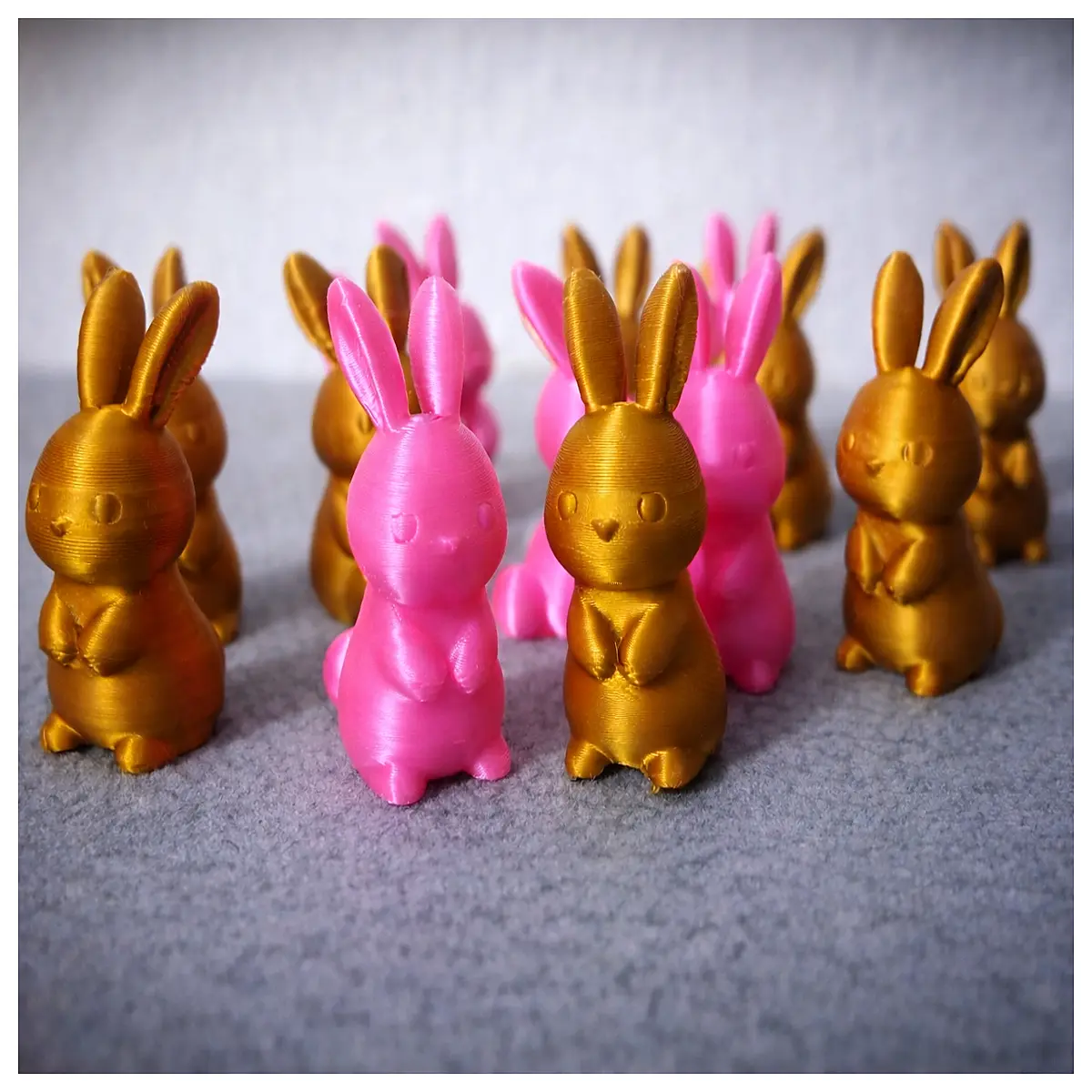 mini rabbit easter decoration quick print craft supplies spring party decor