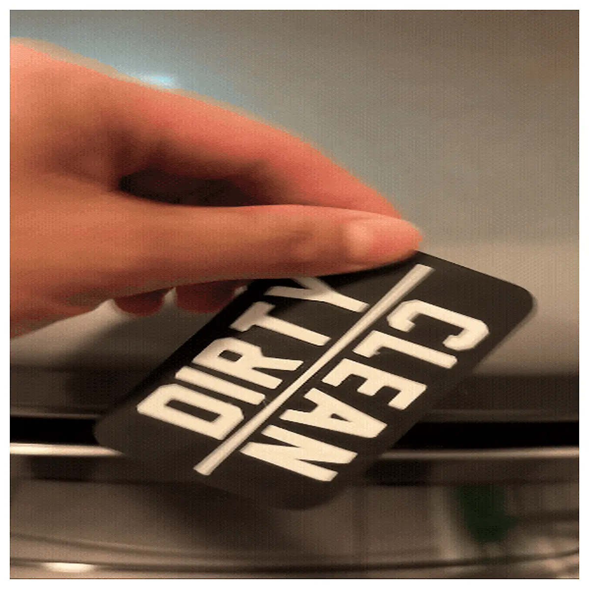 dishwasher magnet clean dirty status indicator for fridge door organizer